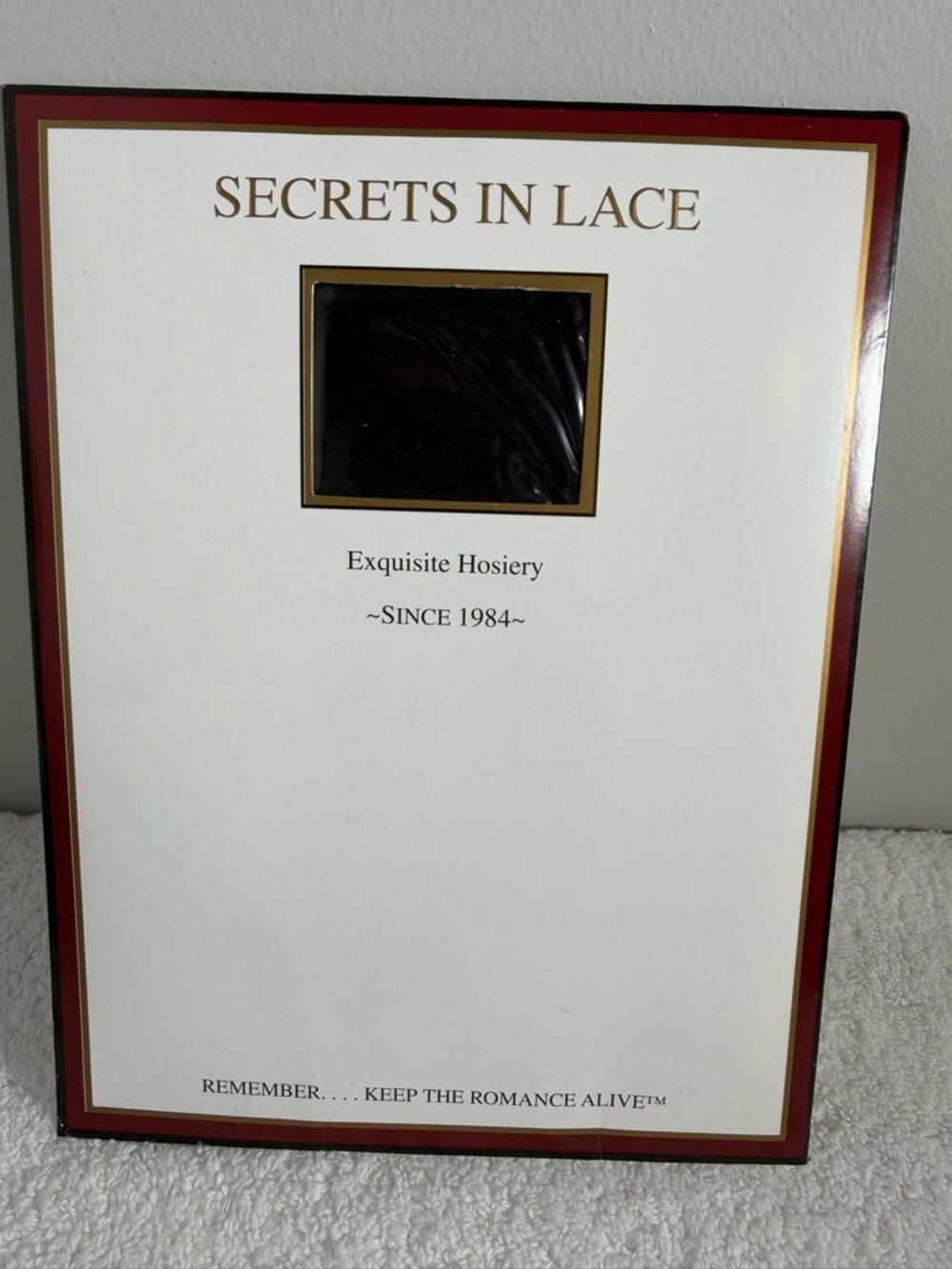 Secrets in Lace Black Lace top stockings 2x